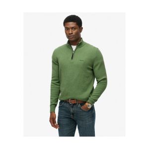 Superdry Pull en laine m&eacute;lang&eacute;e &agrave; col camionneur