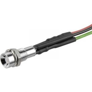 Tru Components Voyant de signalisation LED multicolore BD-0608 24 V 141461 rouge, vert 24 V/DC 1 pc(s)