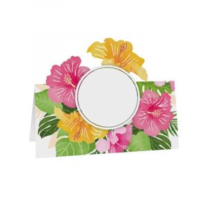 Axho 6 Marque-places - Fleurs Tropicales