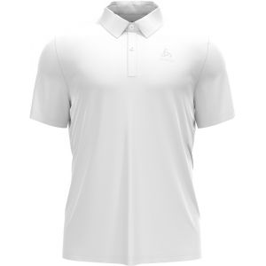 Odlo Cardada Shirt Polo sans manches Homme, blanc S Polos