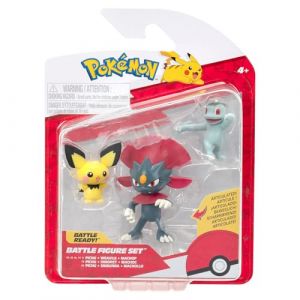 Jazwares Pokémon Clip 'N' Go Chimchar et Balle de répétition – Comprend Une Figurine de Combat de 5,1 cm et Un Accessoire de Balle de répétition
