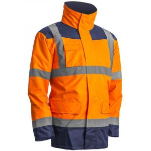 Image de Coverguard Parka haute-visibilité Kanata 4 en 1 Euro-Protection orange fluorescent - Taille L