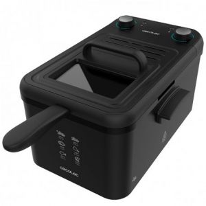 Cecotec Friteuse électrique CleanFry Infinity 4000 Black Noir, 2400 W, Capacité de 4L