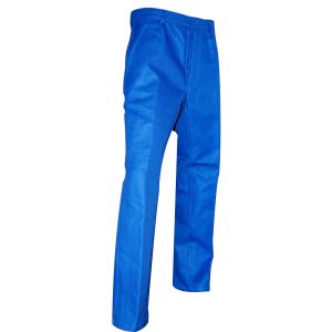 LMA Pantalon clou en coton sergé bleu bugatti T36 lebeurre - 100141 T36 - Bleu bugatti