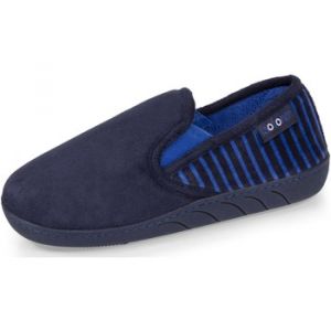 Isotoner Chaussons mocassins Junior rayés Marine