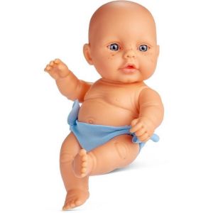 Poup&eacute;e Nouveau-N&eacute; Berjuan - Vinyle/Textile Bleu - 20 Cm - Pour Enfant Fille De 4 &Agrave; 8 Ans