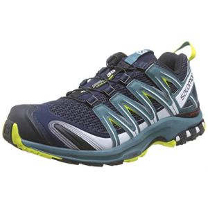 Salomon Homme Chaussures de Trail Running, XA PRO 3D, Couleur: Bleu (Navy Blazer/Hydro./Evening Primrose), Pointure: EU 40