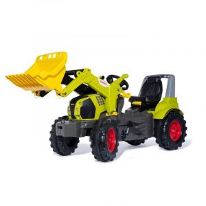 Rolly Toys Toys Tracteur enfant pédales r rmtrac Premium II Claas Arion 660 pelle avant