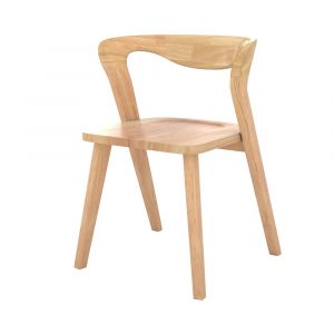 Rendez-vous Déco - Chaise en bois d'hévéa clair - vega