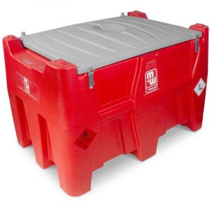 Mw-tools Station de ravitaillement diesel 400L et AdBlue 50L en PE pompe 12V TC45012