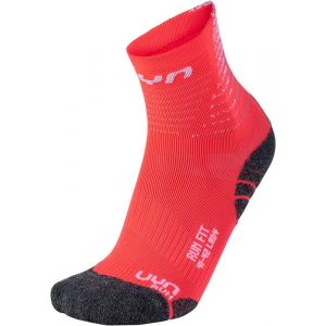 UYN Run Fit Chaussettes Femme, coral fluo/white EU 41-42 Chaussettes de compression