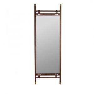 Image de Dutchbone RIVA - Miroir sur pied vintage - Marron