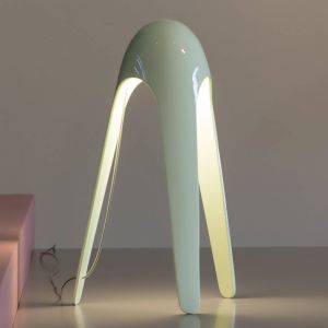 Martinelli luce Lampe de table Cyborg LED vert en métal