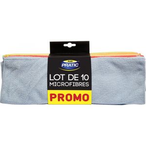 Auto Pratic LOT DE 10 MICROFIBRES