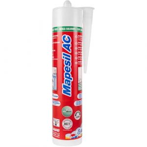 Mastic silicone MAPESIL AC - Coloris : 142 Marron