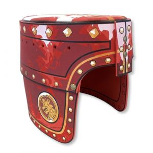 LionTouch Casque de chevalier · Rouge