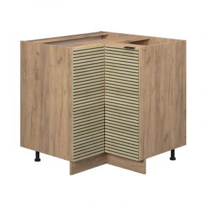 Image de Meuble bas d'angle Fame-Line, Panneau en ch&ecirc;ne, 80.5cm sans plan de travail Vicco