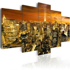 Artgeist Tableau - New York: amber 200x100