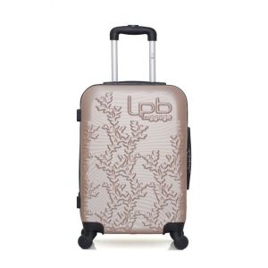 Valise Cabine 4 roues Nais 55 cm rose doré