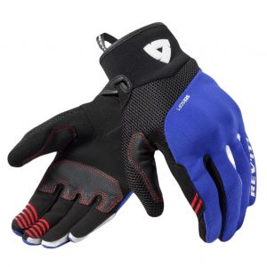Rev it Gants cuir/textile Revâ??It Endo blue/black- S