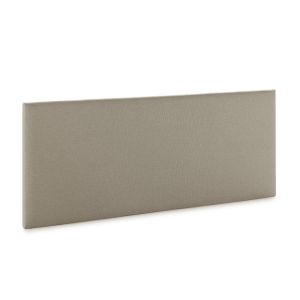 Vs Venta-stock - T&ecirc;te de lit Aura tapiss&eacute;e en tissu Beige 140x60 cm - Beige