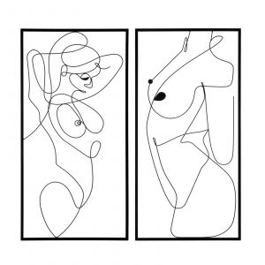 Image de Décoration murale Mauro Ferretti Body Simply Coppia (x2)