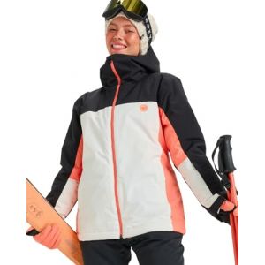 Roxy Veste &agrave; capuche Galaxy blanc noir orange femme - XS
