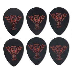 Clayton Steve Black Raven Médiators pour guitare