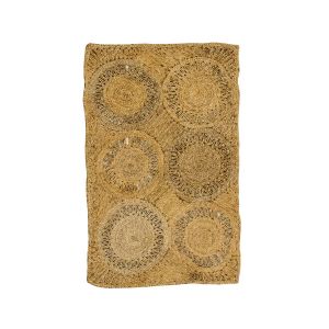 Now's Home Tapis en jute tiss&eacute; &agrave; la main 150cm