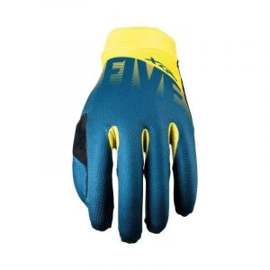 Image de Five Paire de gants longs xr lite bold bleu jaune m