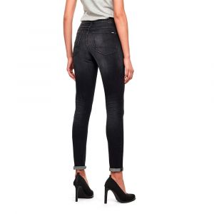 G-Star Raw RAW 3301 High Skinny WMN Jeans, Worn in Coal A634-B179, 28W/ 34L Femmes