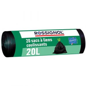 Rossignol Lot De 20 Sacs Poubelle 20l Bagy Made In France