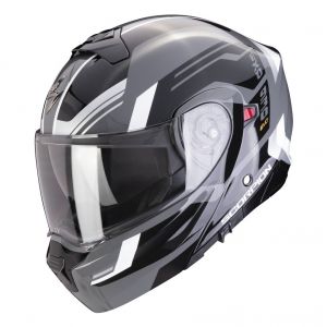 Image de Scorpion Casque modulable Exo-930 Evo Sikon blanc mat/noir/rouge- S