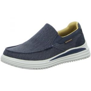 Skechers 204785 Nvy, Chaussures décontractées Homme, Marineblaues Segeltuch Synthetisch,41 EU