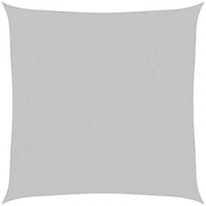 VidaXL Voile d'ombrage gris clair 2,5x2,5 m 100% polyester oxford