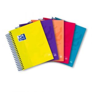 Oxford Carnet A6 120 Feuilles Couverture Rigide Motif Multidésign Couleurs Assorties