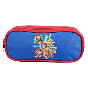 Bagtrotter trousse scolaire 2 compartiments pat'patrouille bleue