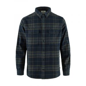 Fjällräven Övik Twill Shirt - Chemise homme Dark Navy / Basalt S