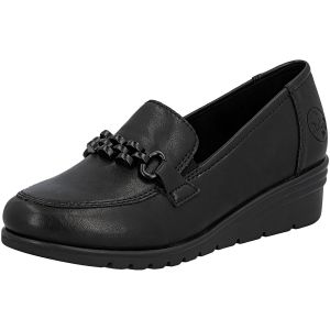 Rieker Femme L5361 Mocassins, Noir, 36 EU