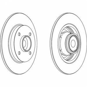 Ferodo 1 Disque de frein avec roulement DDF1560-1