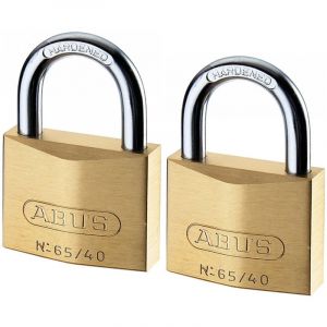 Image de Abus Cadenas 65/40mm Twins Classik Laiton - Alu