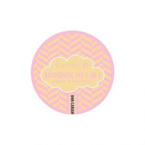 Lovely Base de maquillaje en polvo 2 en 1 Authentic Fit - 04N Caramel
