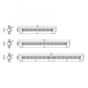 Renson Grille plat interieur SPL H20 LG275 alu - 47811