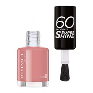 Image de Rimmel 60 Seconds Super Shine Colour Block Vernis à Ongles - 711 - X Posed - Rose