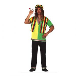 Déguisement jamaïcain rastafari reggae homme - l - jaune - guirca 79413