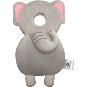 Vulpes Goods BabyCare - Coussin de t&ecirc;te pour b&eacute;b&eacute; - Oreiller de s&eacute;curit&eacute; pour b&eacute;b&eacute; - Sac &agrave; dos pour les chutes - Respirant en 3D - Apprendre &agrave; marcher en toute s&eacute;curit&eacute; - &Eacute;l&eacute;phant