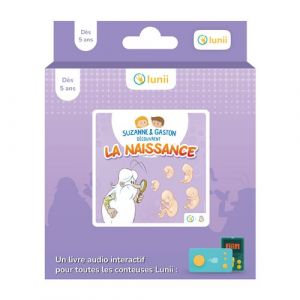 Lunii Coffret Suzanne & Gaston d&eacute;couvrent la naissance ? Livre audio interactif d&egrave;s 5 ans sur Ma Fabrique