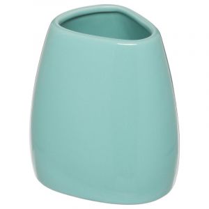 Image de Gobelet Salle de Bain "Galet" 9cm Vert d'Eau Prix