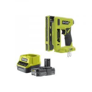 Ryobi Pack Agrafeuse 18V - R18ST50-0 - 1 batterie 2.0Ah - 1 chargeur rapide