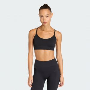 Adidas Brassi&egrave;re matelass&eacute;e maintien l&eacute;ger maille Workout Essentials
